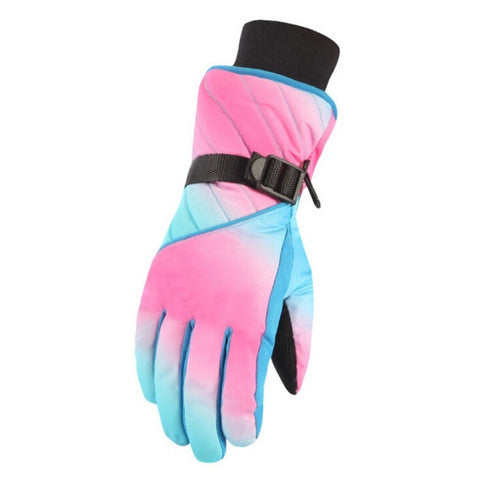 New Winter Professional Ski Gloves Girls Boys Adult Waterproof Warm Gloves Snow Kids Windproof Skiing Snowboard Gloves