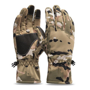 Touch Screen Cold Weather Waterproof Glove Windproof Winter Warmer Fleece Tactical Military Hard Full Finger Gloves Men