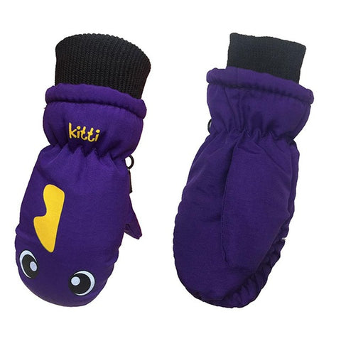 Children's Thickening Warm Ski Gloves Lovely Waterproof And Windproof Sports Gloves Uniform Code