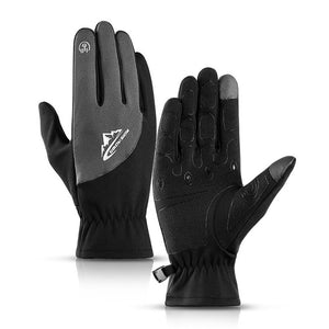 1Pair Unisex Skiing Gloves Winter Snowboard Ski Gloves Touch Screen Fleece Waterproof Motorcycle MTB Bike Gloves Full Finger