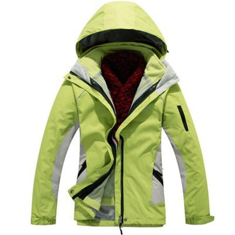 Outdoor Sports Warm Wind Winter Woman Ski Mountaineering Camping Hiking Piece Suit Jacket Large Size S-XXXL Skiing Jackets