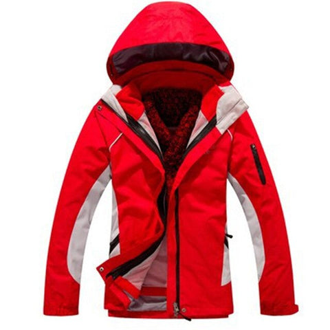 Outdoor Sports Warm Wind Winter Woman Ski Mountaineering Camping Hiking Piece Suit Jacket Large Size S-XXXL Skiing Jackets