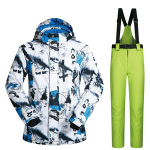 Ski Suit Men Winter 2019 New Windproof Waterproof Thermal Snow Jacket And Pants Clothes Skiing And Snowboarding Suits Brands