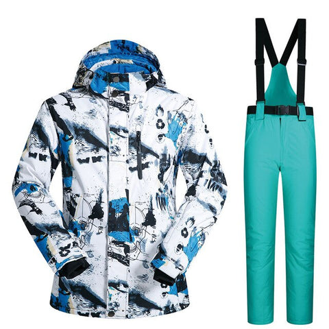 Ski Suit Men Winter 2019 New Windproof Waterproof Thermal Snow Jacket And Pants Clothes Skiing And Snowboarding Suits Brands