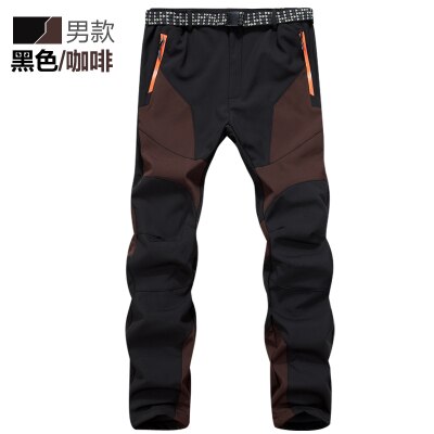 Man Winter Skiing Pants -30 Degree Waterproof Camping Outdoor Women Hiking Pants Climbing Fishing Softshell Trouser