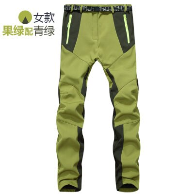 Man Winter Skiing Pants -30 Degree Waterproof Camping Outdoor Women Hiking Pants Climbing Fishing Softshell Trouser