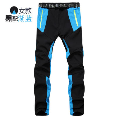 Man Winter Skiing Pants -30 Degree Waterproof Camping Outdoor Women Hiking Pants Climbing Fishing Softshell Trouser