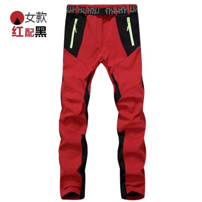 Man Winter Skiing Pants -30 Degree Waterproof Camping Outdoor Women Hiking Pants Climbing Fishing Softshell Trouser