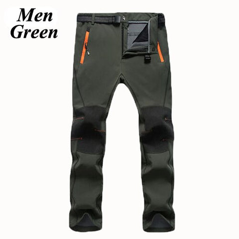 2018 Skiing Pants Men Women Windproof thermal Waterproof fishi Snowboarding Pants Outdoor Winter fishing Hiking sofshell Trouser