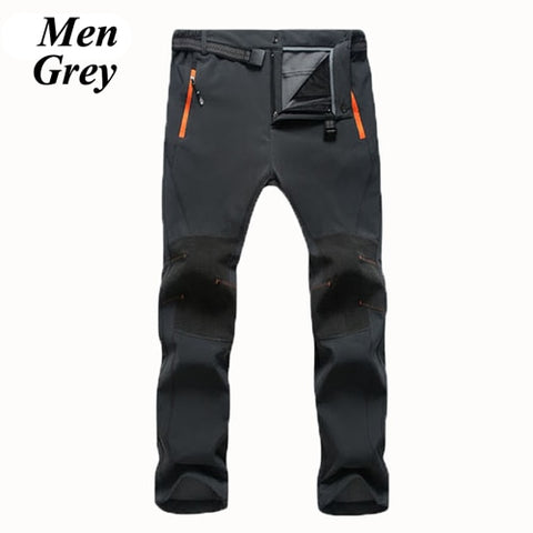 2018 Skiing Pants Men Women Windproof thermal Waterproof fishi Snowboarding Pants Outdoor Winter fishing Hiking sofshell Trouser