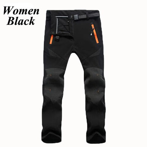 2018 Skiing Pants Men Women Windproof thermal Waterproof fishi Snowboarding Pants Outdoor Winter fishing Hiking sofshell Trouser