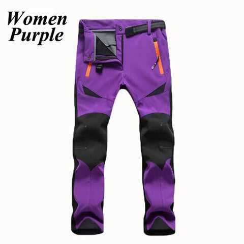 2018 Skiing Pants Men Women Windproof thermal Waterproof fishi Snowboarding Pants Outdoor Winter fishing Hiking sofshell Trouser