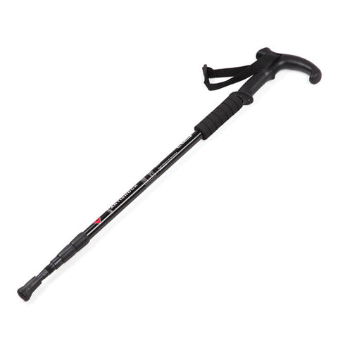 Protable Mountaineering Rod Aluminum Alloy Trek Pole Nordic Walking Poles Retractable Alpenstock Skiing Hiking Stick ZJ55