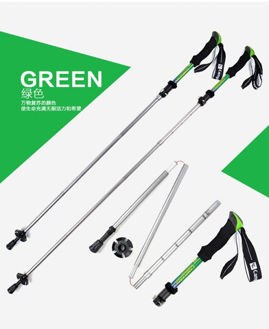 Ultralight adjustable camping hiking trekking pole trekking pole climbing skiing trekking pole 1 piece