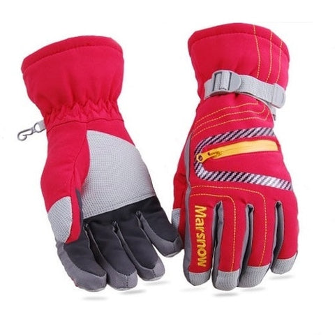 High Quality Ski Gloves Waterproof Warm Unisex Hockey Gloves Winter Outdoor Sport Mountain Skiing Snowboard Gloves for Women Kid