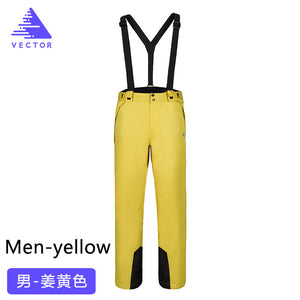 VECTOR Professional Winter Ski Pants Men Warm Windproof Waterproof Snow Skiing Snowboard Pants Outdoor Winter Trousers HXF70016