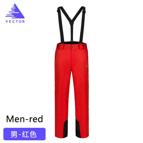 VECTOR Professional Winter Ski Pants Men Warm Windproof Waterproof Snow Skiing Snowboard Pants Outdoor Winter Trousers HXF70016