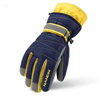 NANDN Winter Outdoor Sports Ski Snowboard Snow Glove Adult Children Skiing Gloves Windproof Waterproof Riding Warm Cotton Gloves