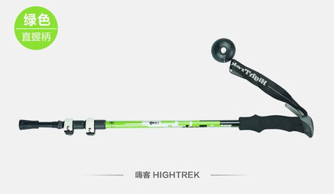 Outdoor Sports Climbing Mountaineering Accessory Crutch Camping Hiking Pole Walking Telescopic Stick Trekking Skiing Rod Folding