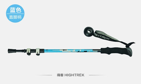 Outdoor Sports Climbing Mountaineering Accessory Crutch Camping Hiking Pole Walking Telescopic Stick Trekking Skiing Rod Folding