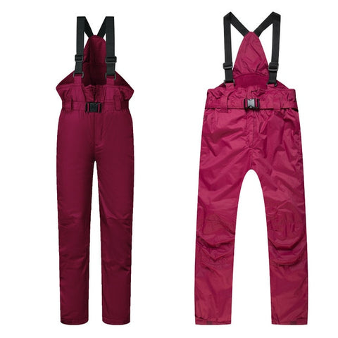 New Arrival Winter Snow Pants Boys Girls Ski Pants Kids Windproof Waterproof Warm Snow Snowboard Children Overall Trousers