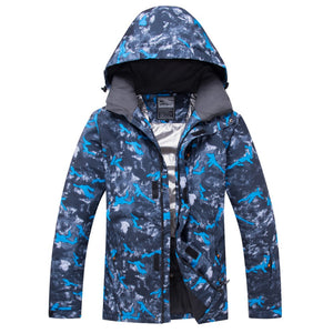 Snowboard Jacket Mens Outdoor Waterproof Windproof Breathable Warm Quality FUWEN New Snow Coat Winter Male Ski Jacket Men