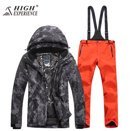 2018 Winter Ski Suits for Men Wintersport Snowboard Jacket Skiing Snow Pants Skiwear Veste Ski Homme Warm Waterproof -30 degrees