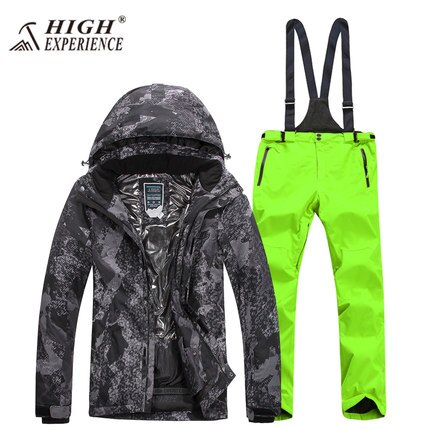 2018 Winter Ski Suits for Men Wintersport Snowboard Jacket Skiing Snow Pants Skiwear Veste Ski Homme Warm Waterproof -30 degrees