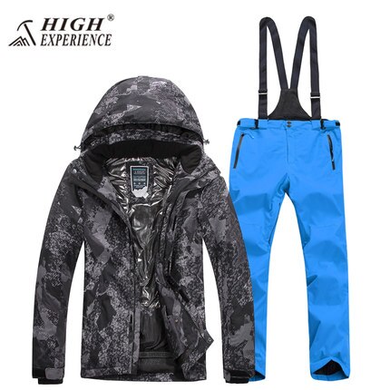 2018 Winter Ski Suits for Men Wintersport Snowboard Jacket Skiing Snow Pants Skiwear Veste Ski Homme Warm Waterproof -30 degrees