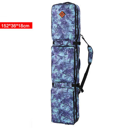 Unisex Ski Bag Double-board Snowboard Ski bag 152CM 165CM Large Capacity Waterproof Wearable Skiing Bags Ski Equipment 2018