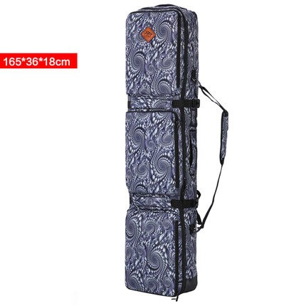 Unisex Ski Bag Double-board Snowboard Ski bag 152CM 165CM Large Capacity Waterproof Wearable Skiing Bags Ski Equipment 2018