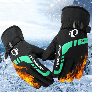 Warm Ski Gloves For Men Winter Outdoor Sports Motorcycle Riding Equipment Windproof Thickening Snowboard Ski Thermal Gloves