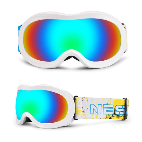 Onedoyee Professional Children Snowboard Goggles Kids Ski Goggles Skiing Glasses Eyewear Anti-fog Snow Glasses for 3-13 years