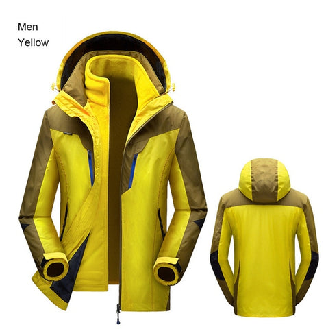 THE ARCTIC LIGHT Women Men Winter Warm Ski Jacket M-5XL Size Windproof Sports Coat High Quality Snow Jacket Hiking Camping