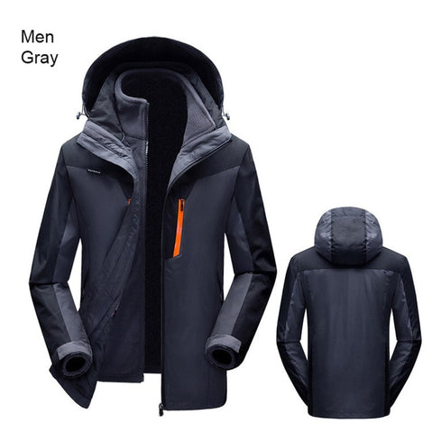 THE ARCTIC LIGHT Women Men Winter Warm Ski Jacket M-5XL Size Windproof Sports Coat High Quality Snow Jacket Hiking Camping