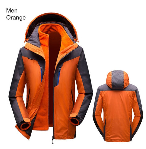 THE ARCTIC LIGHT Women Men Winter Warm Ski Jacket M-5XL Size Windproof Sports Coat High Quality Snow Jacket Hiking Camping