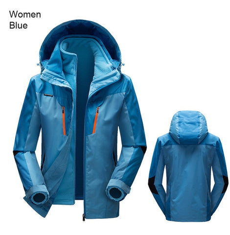 THE ARCTIC LIGHT Women Men Winter Warm Ski Jacket M-5XL Size Windproof Sports Coat High Quality Snow Jacket Hiking Camping