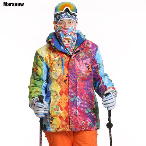 Ski Jacket Men Waterproof Windproof thermal Thicken Coat Hiking Camping Climbing Mountain Snow Snowboard Winter Jacket Male