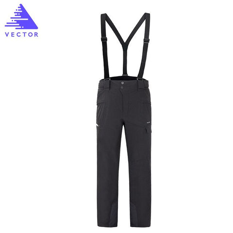 Extra Thick Ski Pant Overalls Warm Snow Sport Men Winter Trouser Women Skiing Suit Snowboard Outdoor Clothes Waterproof 2019 New