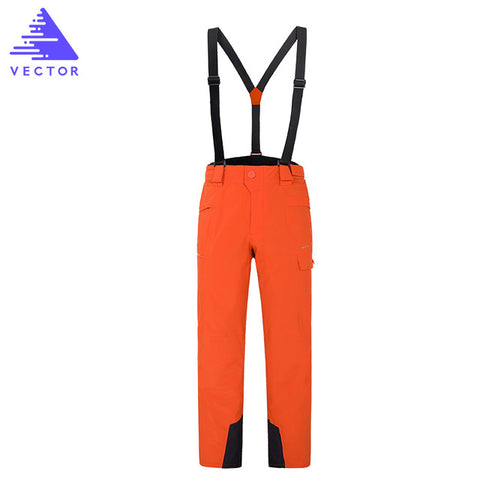 Extra Thick Ski Pant Overalls Warm Snow Sport Men Winter Trouser Women Skiing Suit Snowboard Outdoor Clothes Waterproof 2019 New