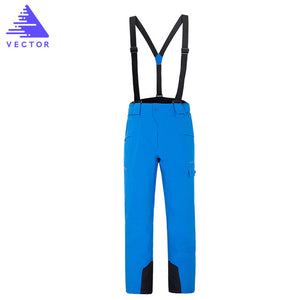 Extra Thick Ski Pant Overalls Warm Snow Sport Men Winter Trouser Women Skiing Suit Snowboard Outdoor Clothes Waterproof 2019 New