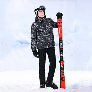 2018 Winter Ski Suits for Men Wintersport Snowboard Jacket Skiing Snow Pants Skiwear Veste Ski Homme Warm Waterproof -30 degrees