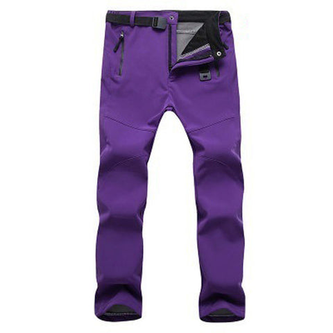 Men Women Snow Skiing Pants Ski Pants Warm Windproof Waterproof Snow Snowboarding Pants Outdoor Winter Hiking Pants Trousers