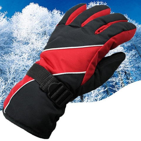 Men Women Windproof waterproof Warm Cycling Ski Snow Snowmobile snowboard Full Finger Skiing Gloves