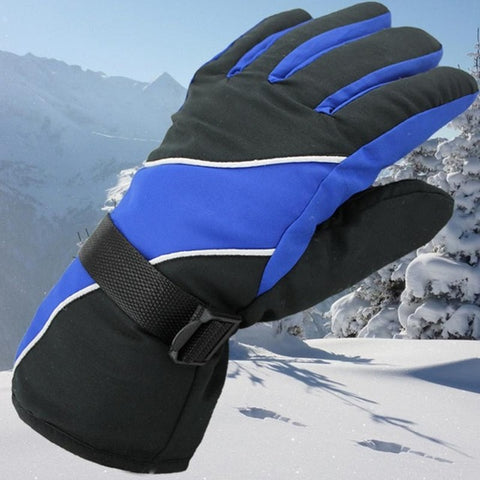 Men Women Windproof waterproof Warm Cycling Ski Snow Snowmobile snowboard Full Finger Skiing Gloves