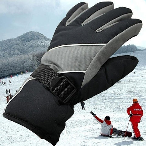 Men Women Windproof waterproof Warm Cycling Ski Snow Snowmobile snowboard Full Finger Skiing Gloves